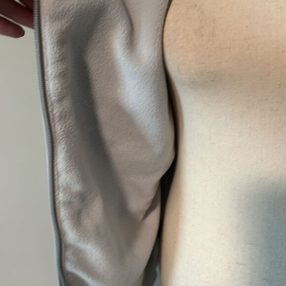 Sz L Eddie Bauer medium weight grey hooded jacket coat - Picture 8 of 9